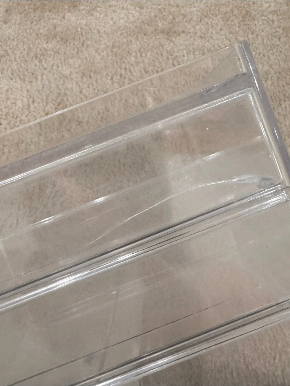 Clear 3-Drawer Acrylic Organizer -